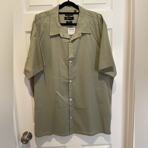 Kenneth Cole New York Green Casual Button Down Shirt